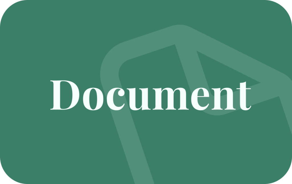 Clickable button: Document