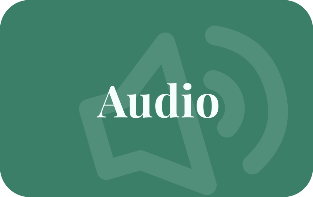 Clickable button: Audio